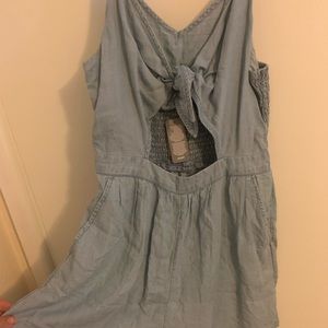Denim colored Romper